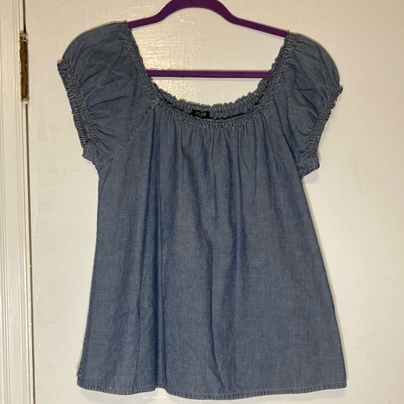 JCREW Denim Top - Picture 1 of 3